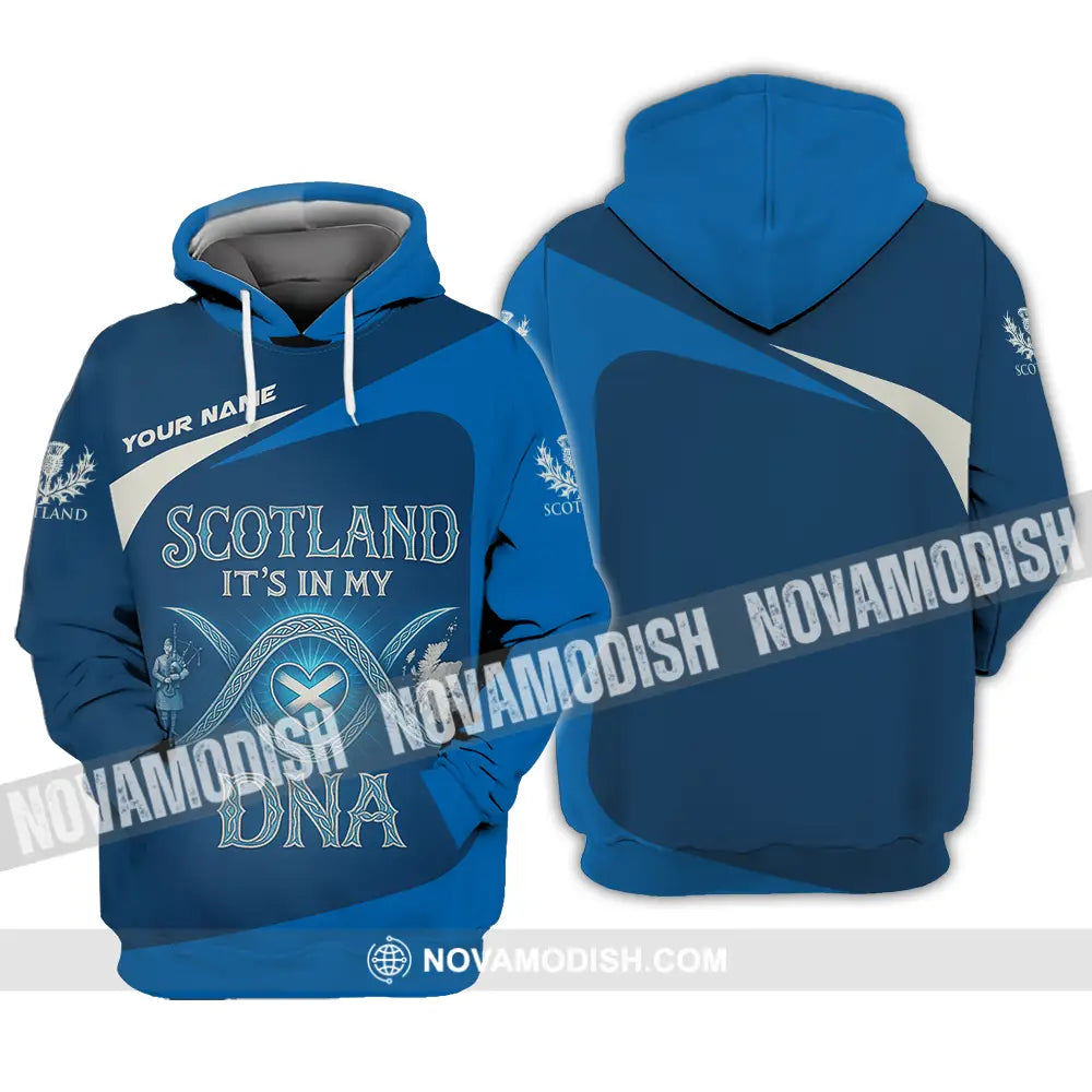 Unisex Shirt - Custom Scotland It’s In My DNA Shirt Hoodie / S T-shirt