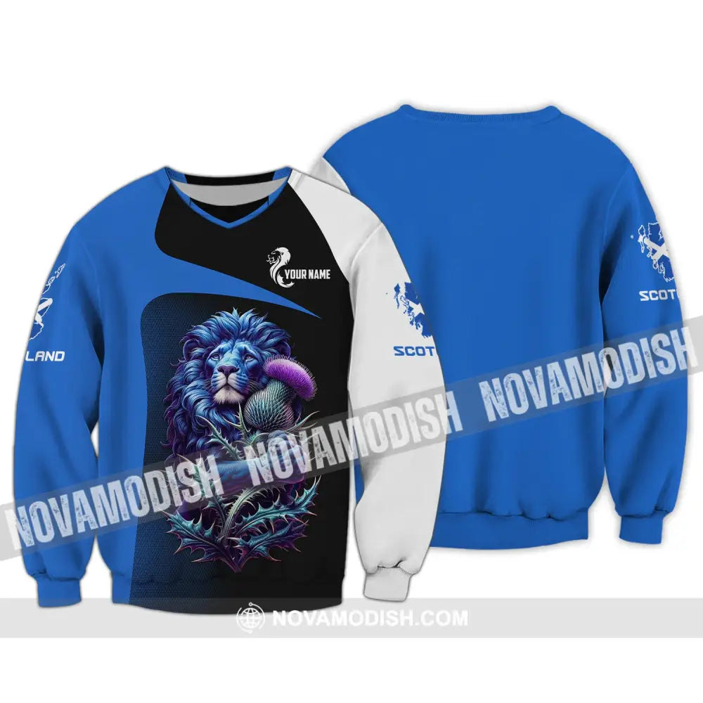 Unisex Shirt Custom Scotland Scottish T-Shirt Lover Long Sleeve / S