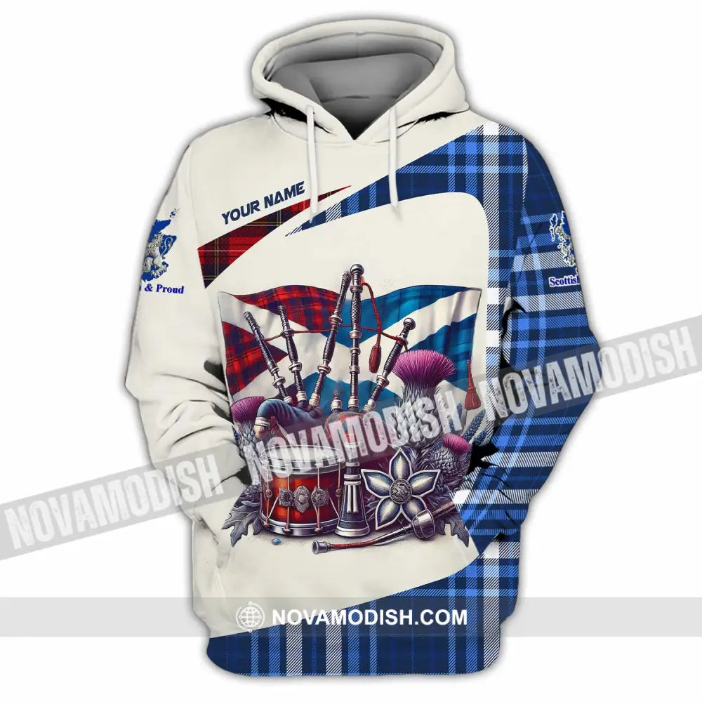 Unisex Shirt - Custom Scottish & Proud Shirt Hoodie / S T-shirt
