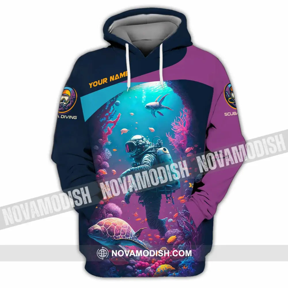 Unisex Shirt - Custom Scuba Diving Shirt Hoodie / S T-shirt