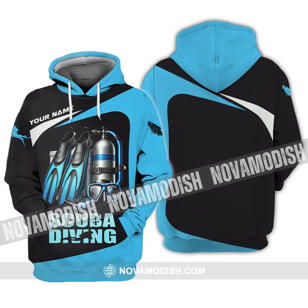 Unisex Shirt - Custom Scuba Diving Lover Shirt Hoodie / S T-shirt