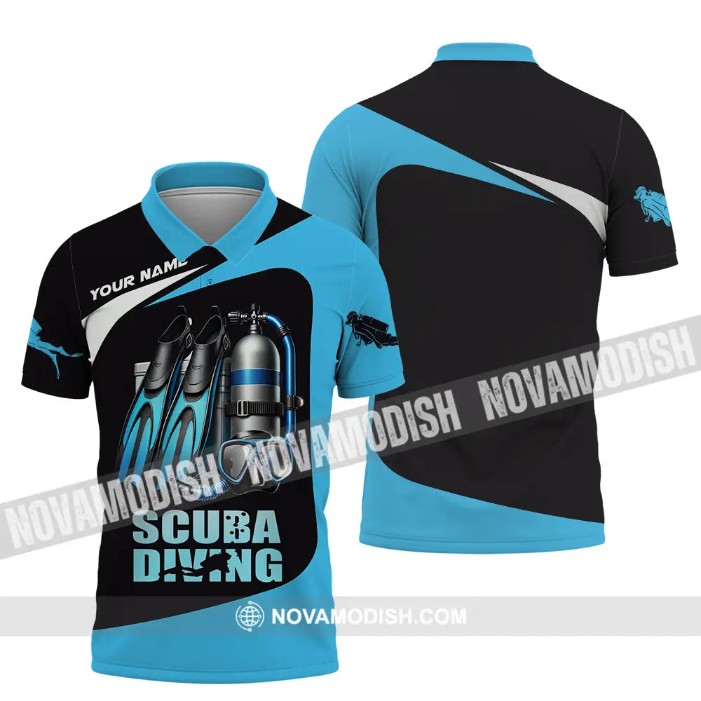 Unisex Shirt - Custom Scuba Diving Lover Shirt Polo Shirt / S T-shirt