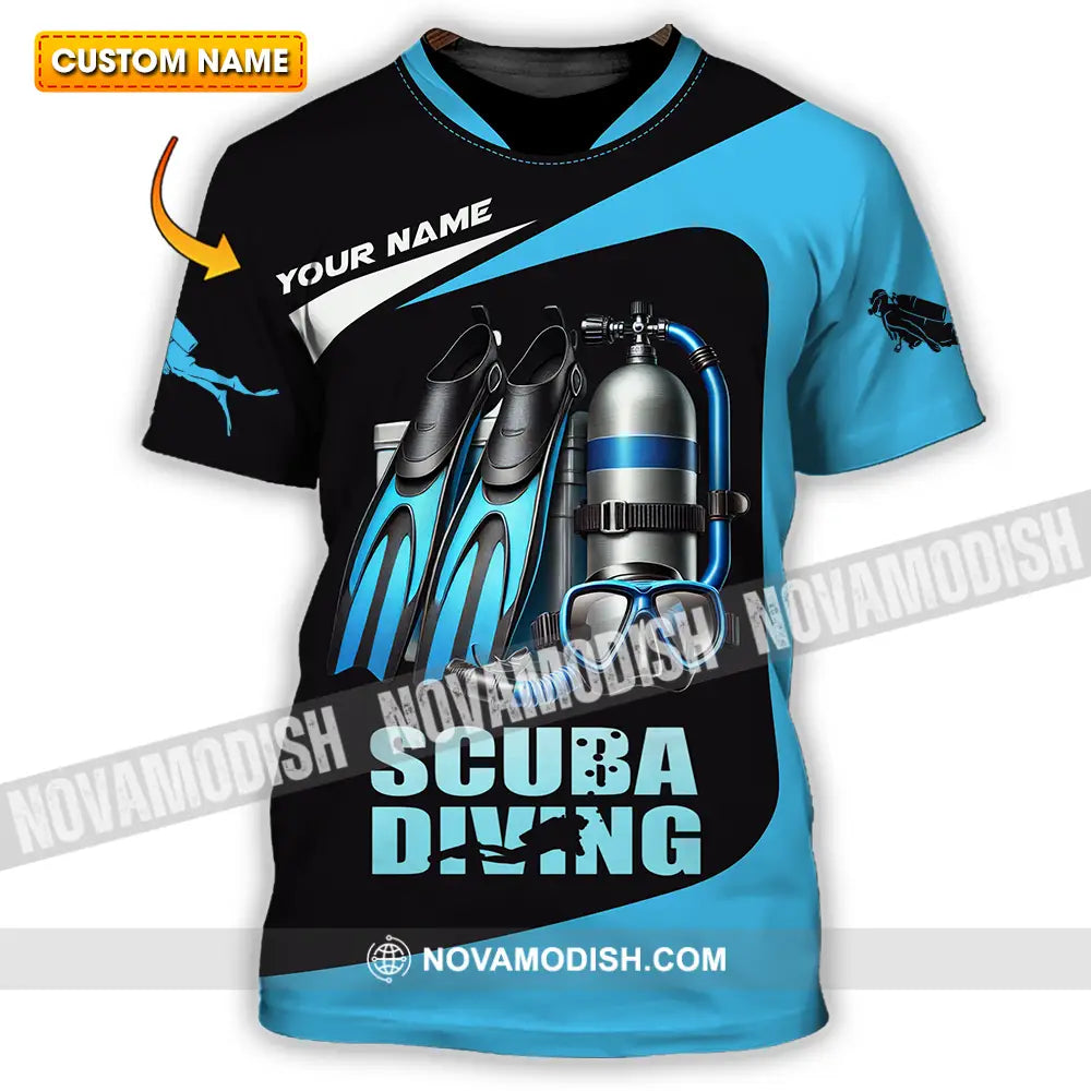 Unisex Shirt - Custom Scuba Diving Lover Shirt T-shirt