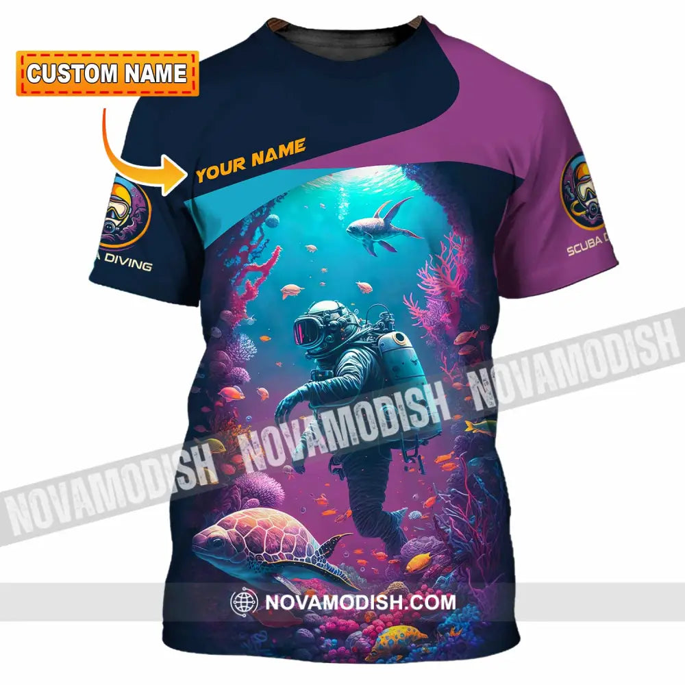 Unisex Shirt - Custom Scuba Diving Shirt T-shirt