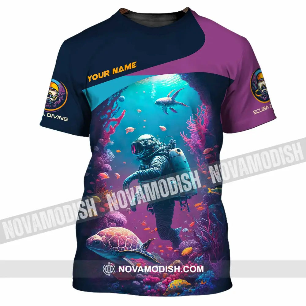 Unisex Shirt - Custom Scuba Diving Shirt T-Shirt / S T-shirt