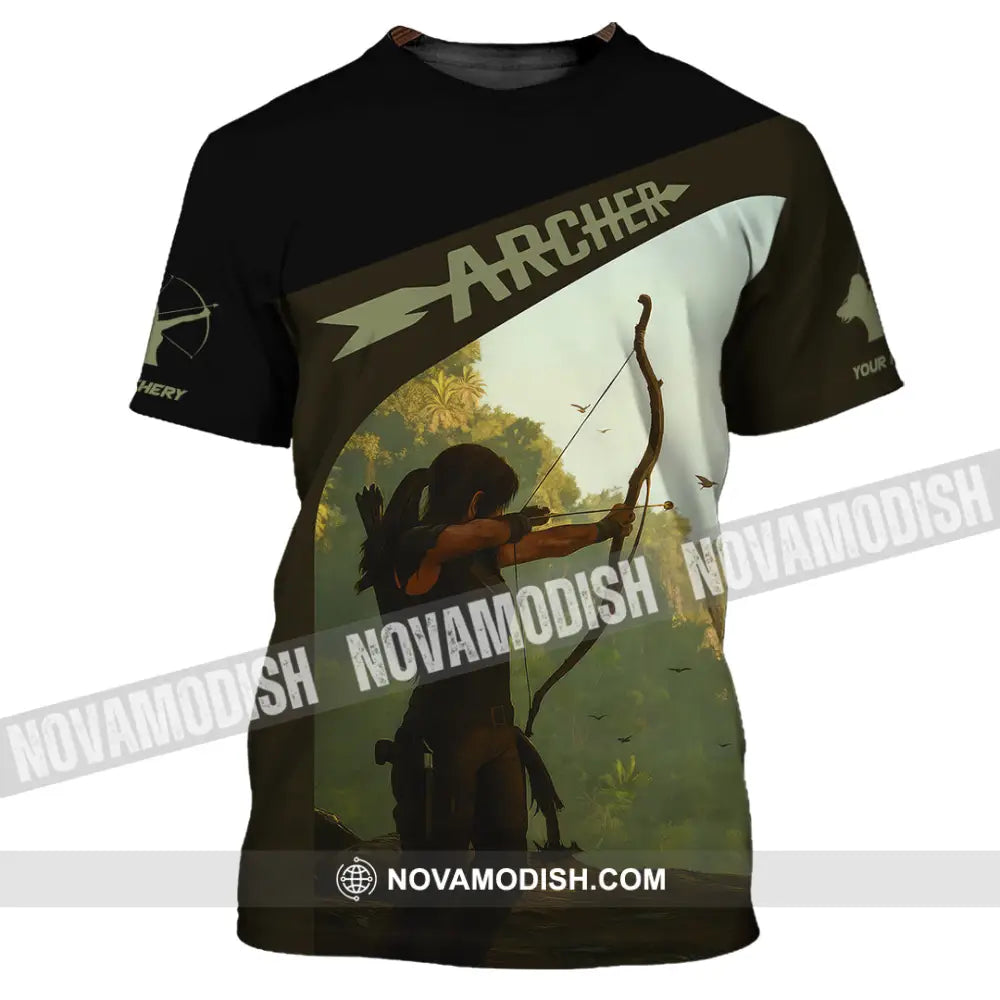Unisex Shirt - Custom Shooting Archery Player Shirt T-Shirt / S T-shirt