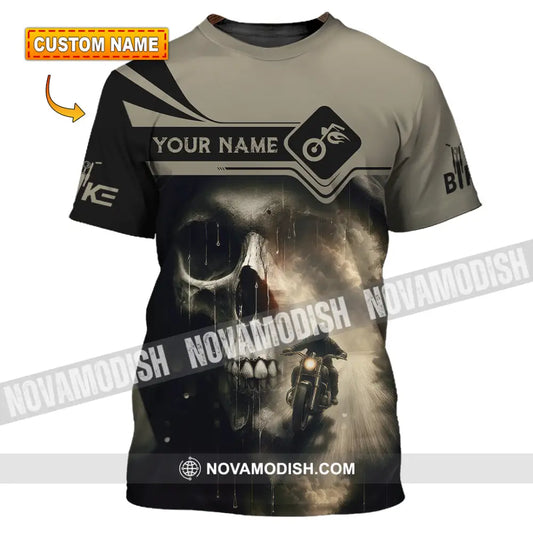 Unisex Shirt - Custom Skull Rider Shirt T-shirt