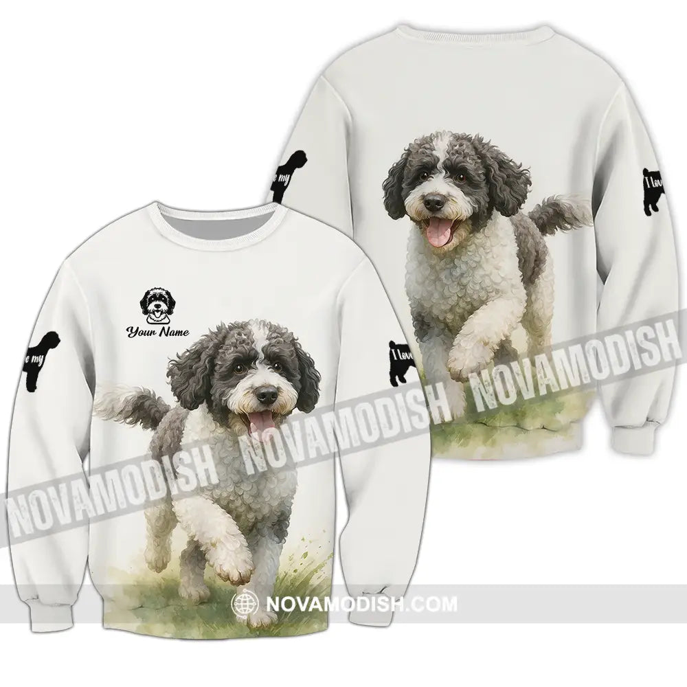 Unisex Shirt - Custom Spanish Water Dog Shirt Long Sleeve / S T-shirt