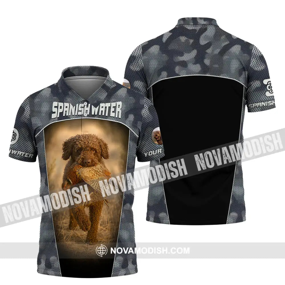 Unisex Shirt - Custom Spanish Water Dog Lover Shirt Polo Shirt / S T-shirt