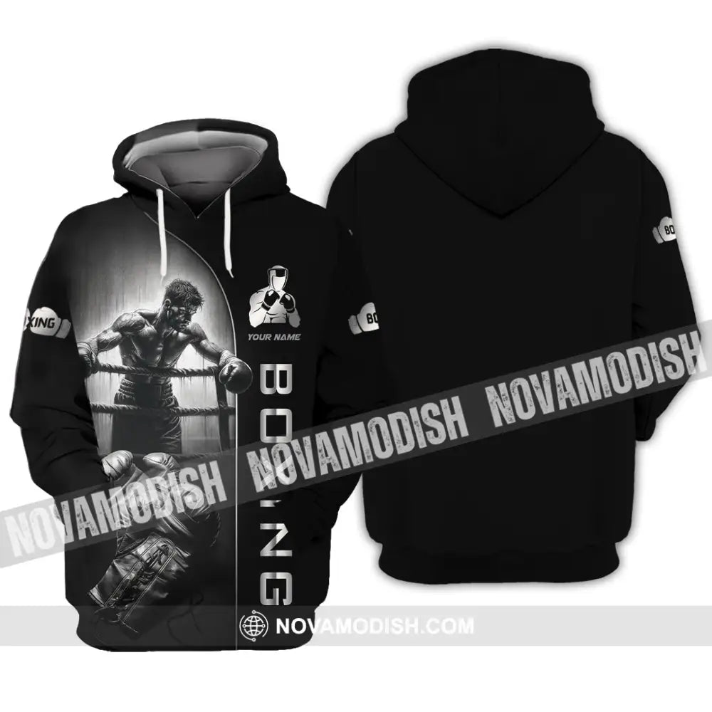 Unisex Shirt - Custom Strong Men Boxing Lover Sport Shirt Hoodie / S T-shirt