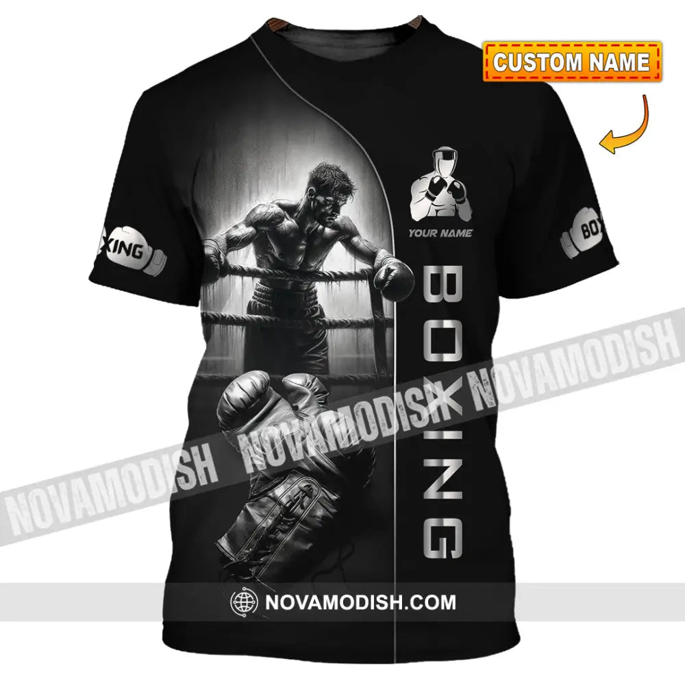 Unisex Shirt - Custom Strong Men Boxing Lover Sport Shirt T-shirt