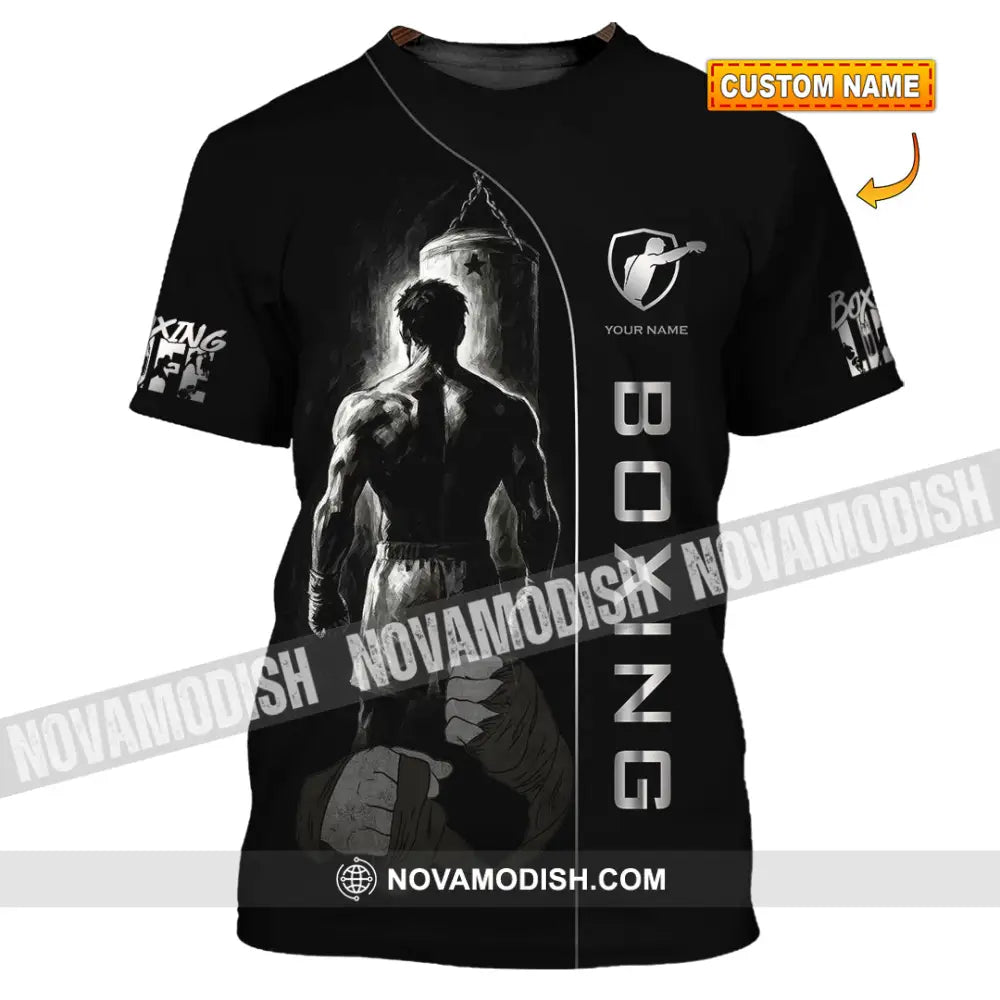Unisex Shirt - Custom Strong Men Boxing Lover Sport Shirt T-shirt