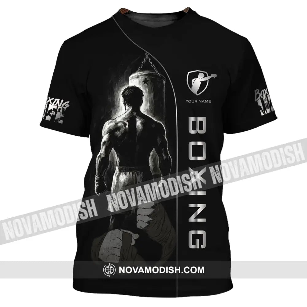 Unisex Shirt - Custom Strong Men Boxing Lover Sport Shirt T-Shirt / S T-shirt