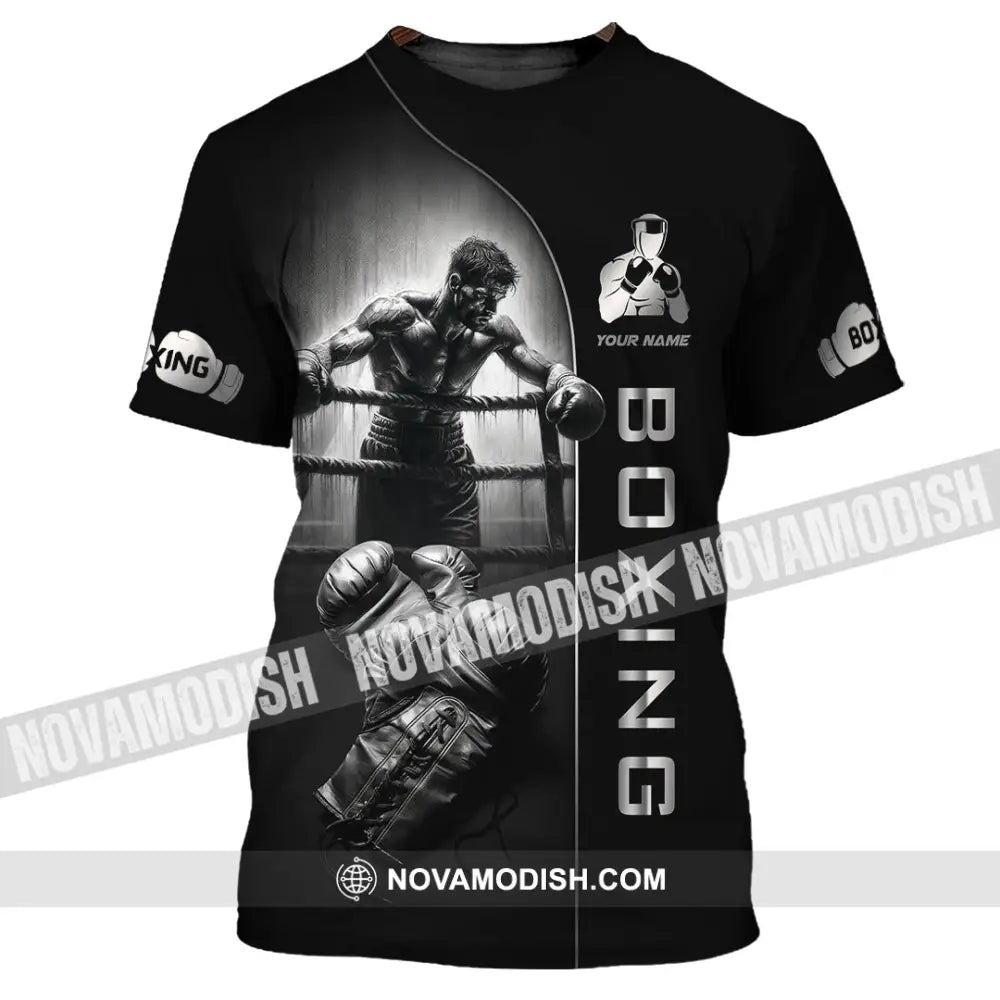 Unisex Shirt - Custom Strong Men Boxing Lover Sport Shirt T-Shirt / S T-shirt