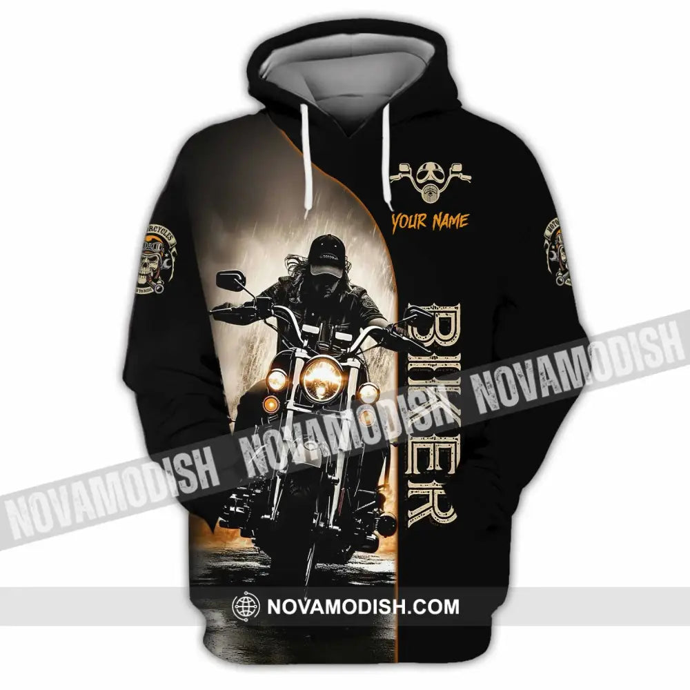 Unisex Shirt - Custom Swag Biker Biker Lover Sporty Shirt Hoodie / S T-shirt