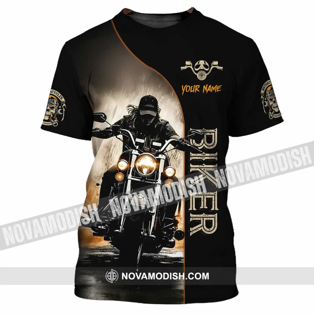 Unisex Shirt - Custom Swag Biker Biker Lover Sporty Shirt T-Shirt / S T-shirt