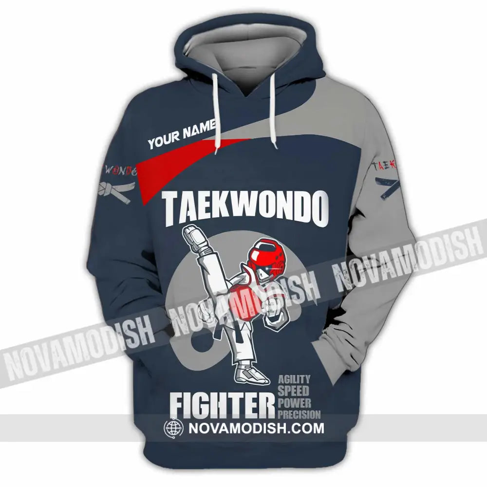 Unisex Shirt - Custom Taekwondo Fighter Shirt Hoodie / S T-shirt