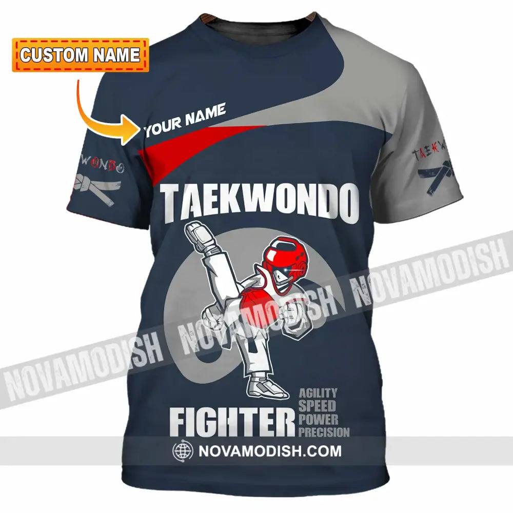 Unisex Shirt - Custom Taekwondo Fighter Shirt T-shirt