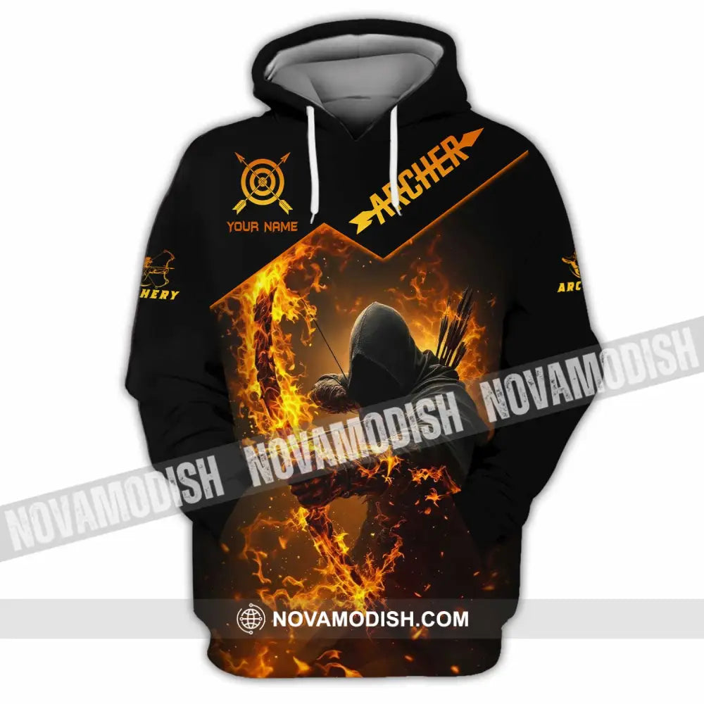 Unisex Shirt - Custom Text Shirt Archer Hoodie / S T-shirt