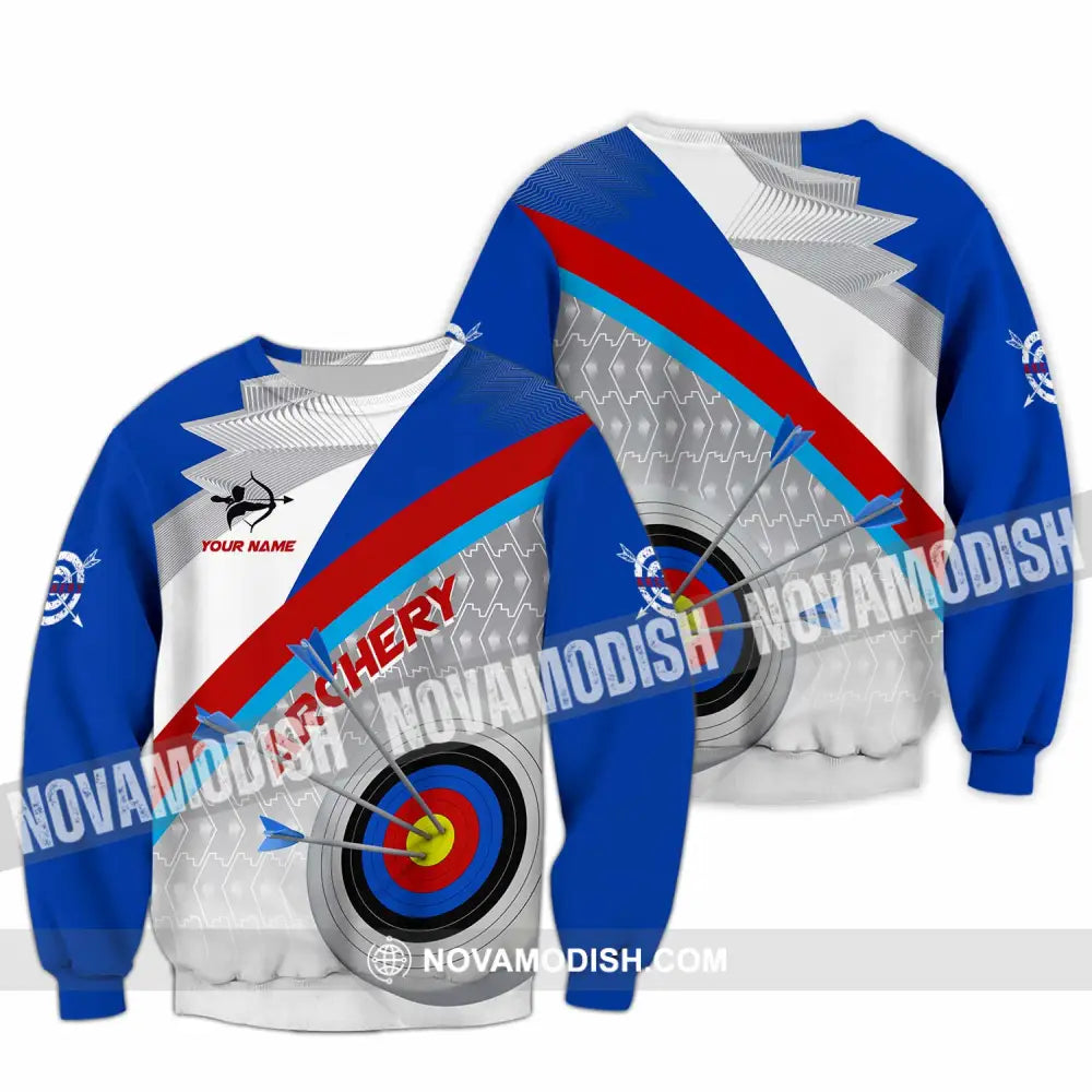 Unisex Shirt - Custom Text Shirt Archery Shirt Long Sleeve / S T-shirt
