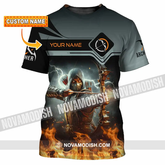 Unisex Shirt - Custom Text Shirt Archery Shirt T-shirt