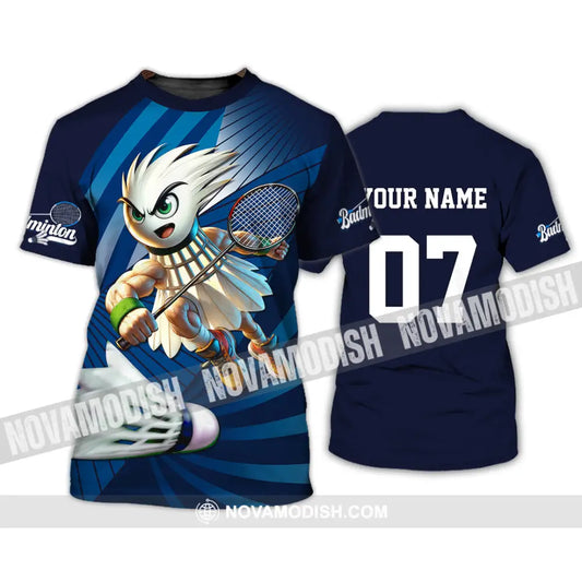 Unisex Shirt - Custom Text Shirt Badminton Shirt T-Shirt / S T-shirt