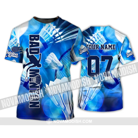 Unisex Shirt - Custom Text Shirt Badminton Shirt T-Shirt / S T-shirt