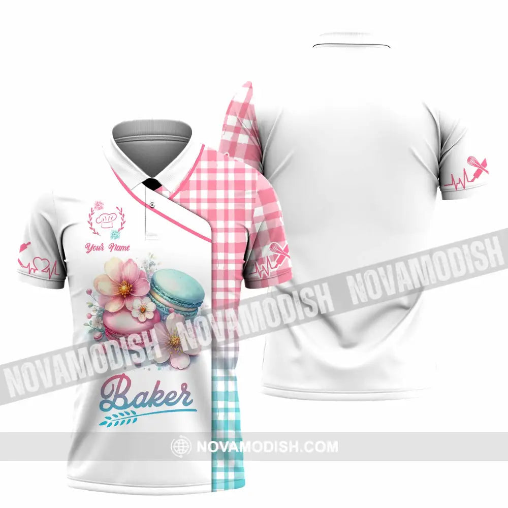 Unisex Shirt - Custom Text Shirt Baker Shirt Polo Shirt / S T-shirt