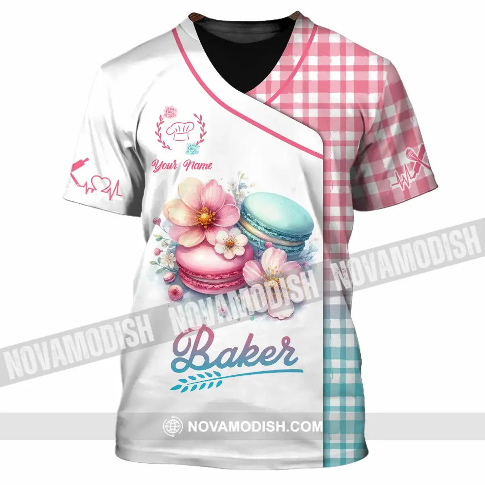 Unisex Shirt - Custom Text Shirt Baker Shirt T-Shirt / S T-shirt