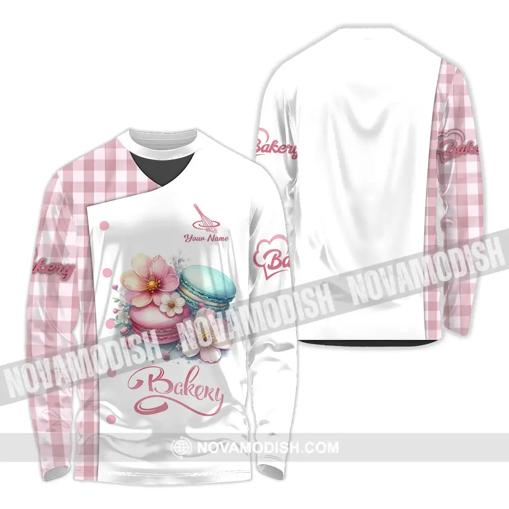 Unisex Shirt - Custom Text Shirt Bakery Long Sleeve Shirt / S T-shirt