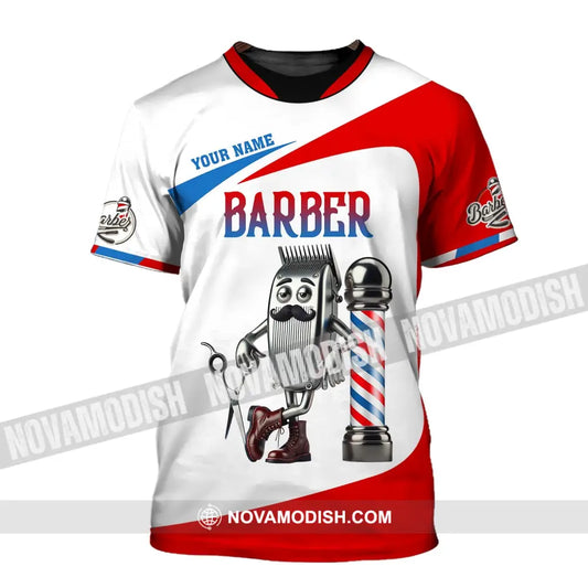 Unisex Shirt - Custom Text Barber T-Shirt / S T-Shirt