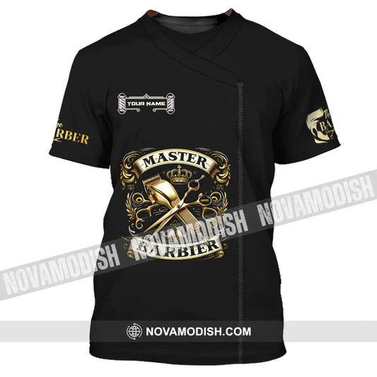 Unisex Shirt - Custom Text Shirt Barber Shirt T-Shirt / S T-shirt