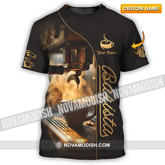 Unisex Shirt - Custom Text Shirt Barista Shirt T-shirt