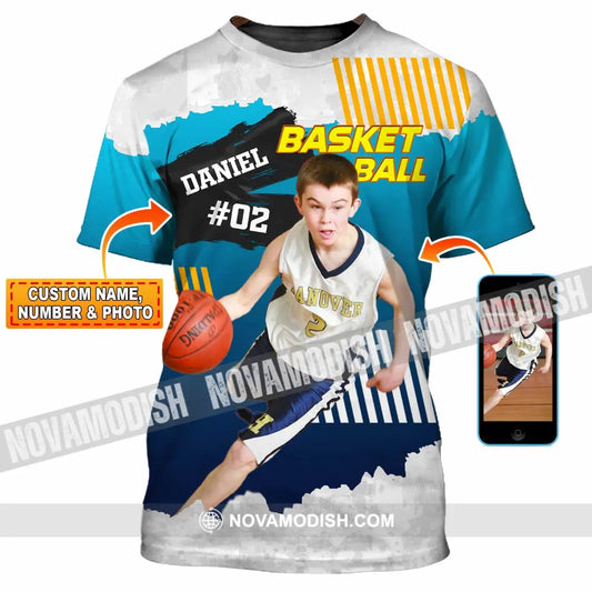 Unisex Shirt - Custom Text Shirt Basketball Shirt T-shirt