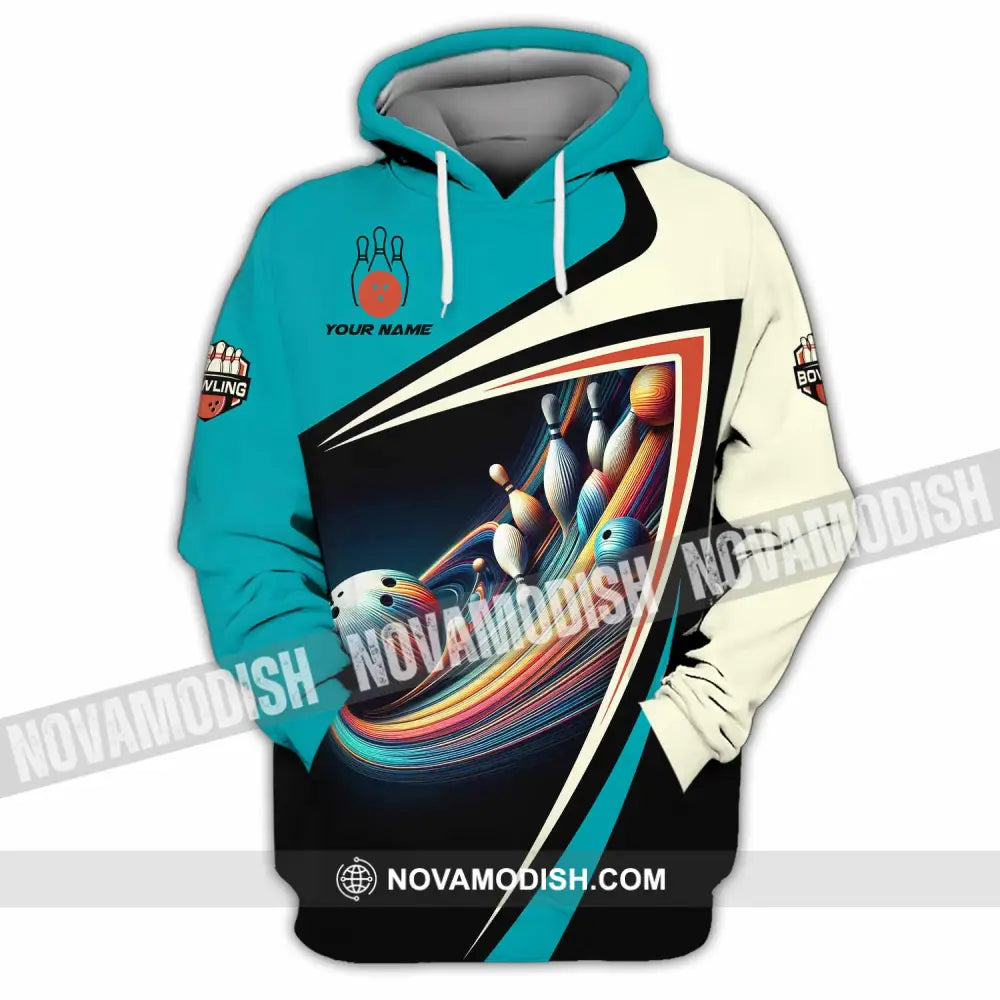 Unisex Shirt - Custom Text Shirt Bowling Shirt Hoodie / S T-shirt