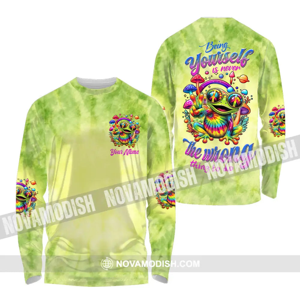 Unisex Shirt - Custom Text Shirt Bring Yourself Is Never The Wrong Thing To Do Hippie Shirt Long Sleeve Shirt / S