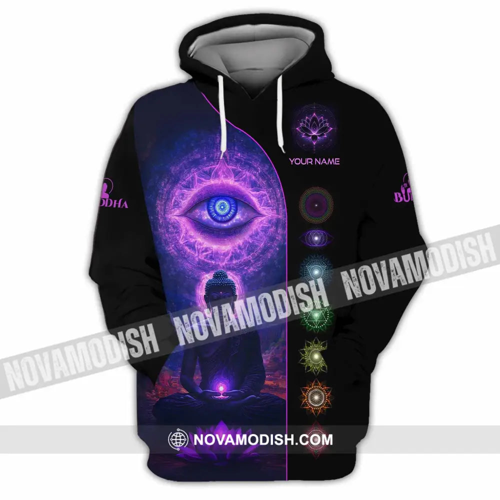 Unisex Shirt - Custom Text Buddha Hoodie / S T-Shirt
