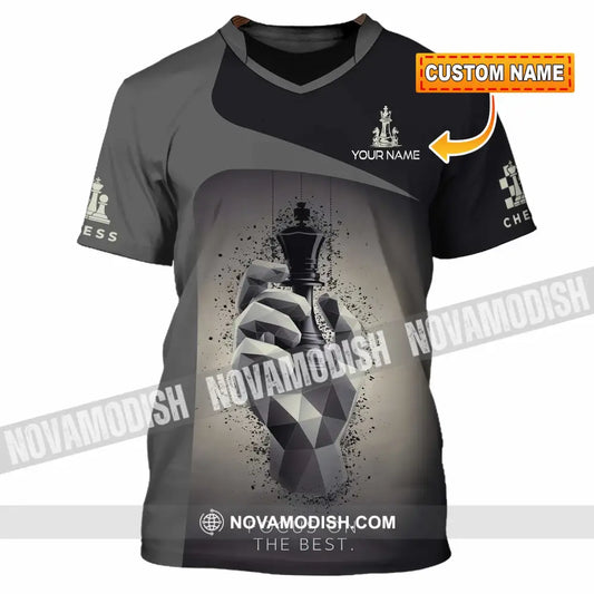 Unisex Shirt - Custom Text Chess Player Focus On The Best T-Shirt