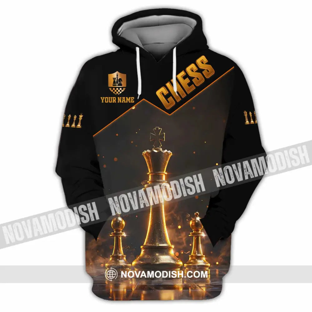 Unisex Shirt - Custom Text Chess Player Hoodie / S T-Shirt