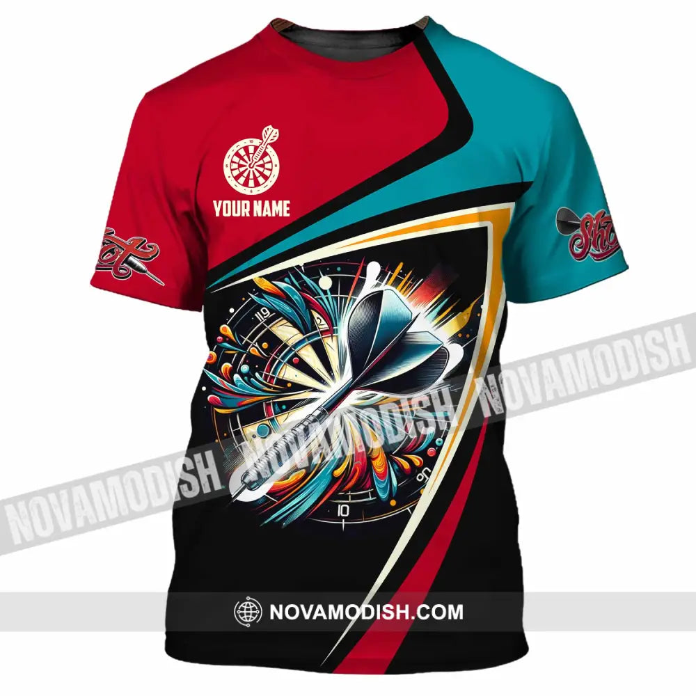 Unisex Shirt - Custom Text Shirt Dart Shirt T-Shirt / S T-shirt