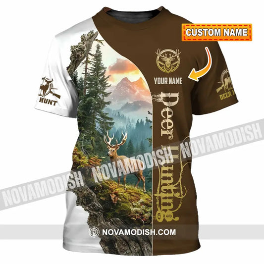 Unisex Shirt - Custom Text Shirt Deer Hunting T-shirt