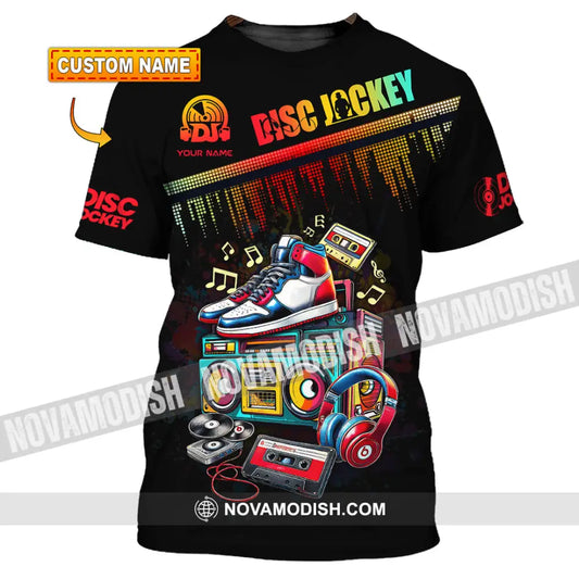 Unisex Shirt - Custom Text Shirt DJ Shirt T-shirt