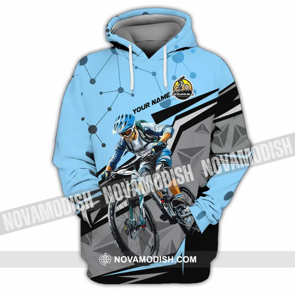 Unisex Shirt - Custom Text Shirt Downhill Shirt Hoodie / S T-shirt