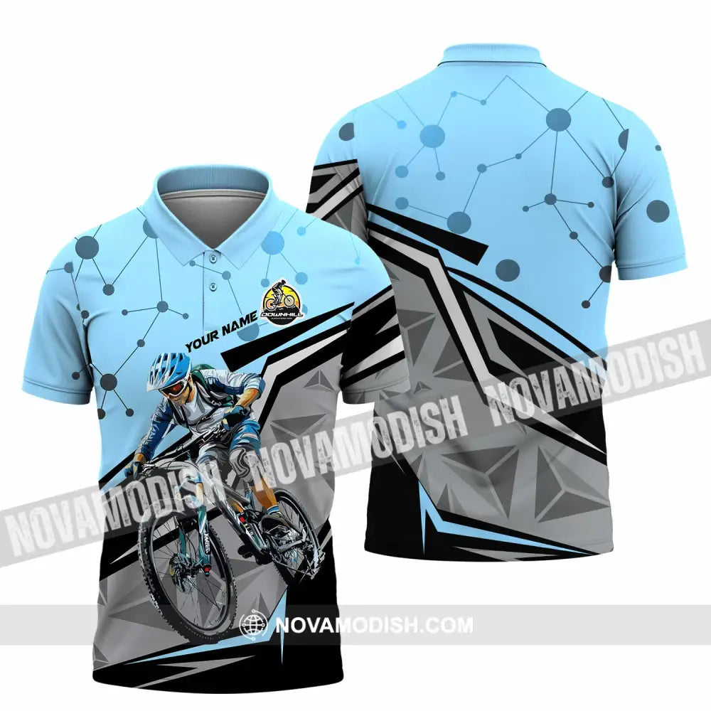 Unisex Shirt - Custom Text Shirt Downhill Shirt Polo Shirt / S T-shirt