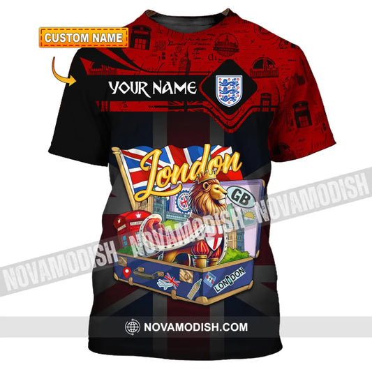 Unisex Shirt - Custom Text Shirt England Shirt T-shirt