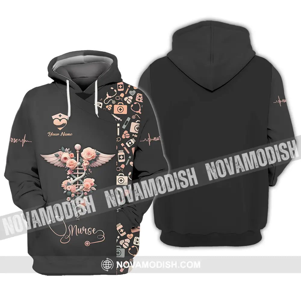 Unisex Shirt - Custom Text Shirt For Nurse Nurselife Nursing Hoodie / S T-shirt