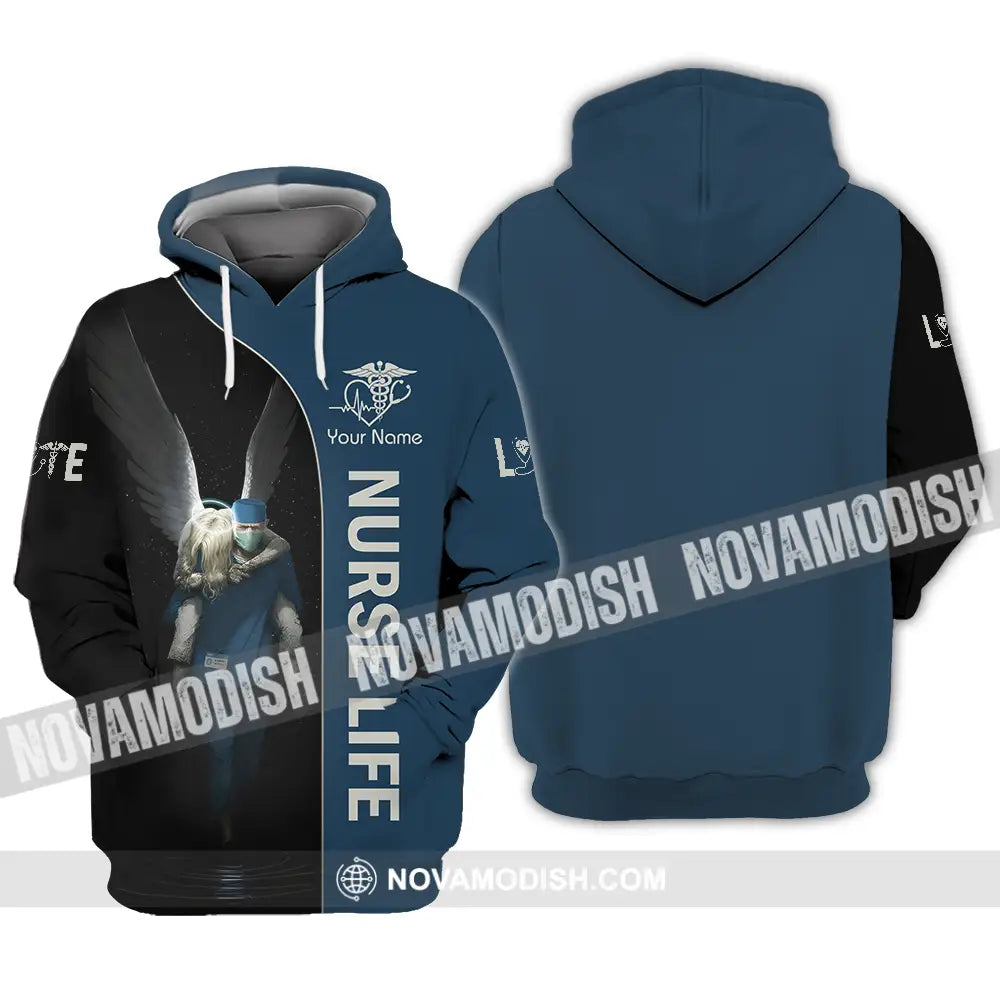 Unisex Shirt - Custom Text Shirt For Nurse Nurselife Nursing Hoodie / S T-shirt