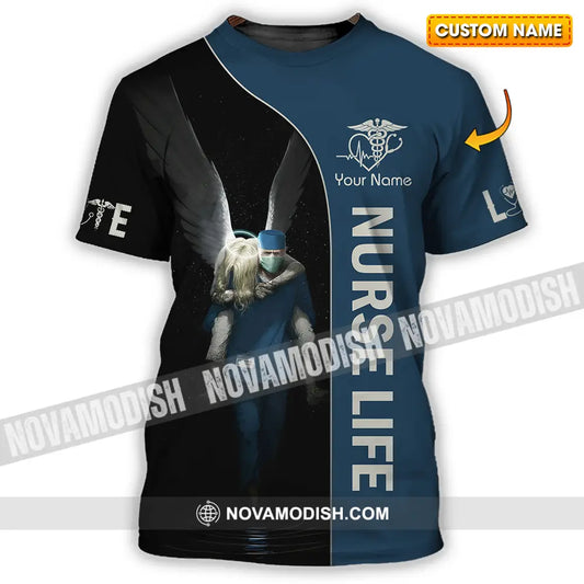 Unisex Shirt - Custom Text Shirt For Nurse Nurselife Nursing T-shirt