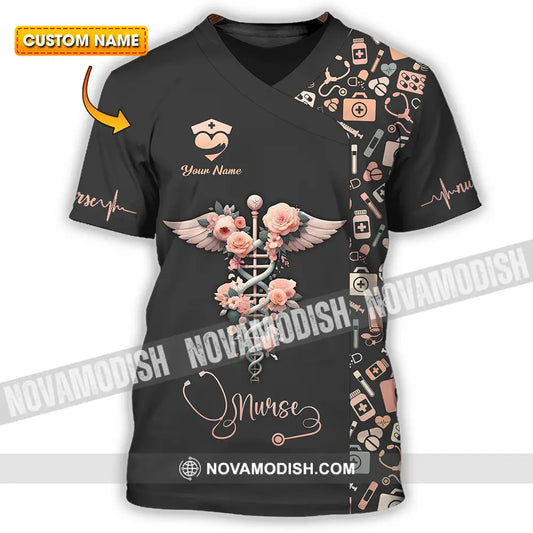 Unisex Shirt - Custom Text Shirt For Nurse Nurselife Nursing T-shirt