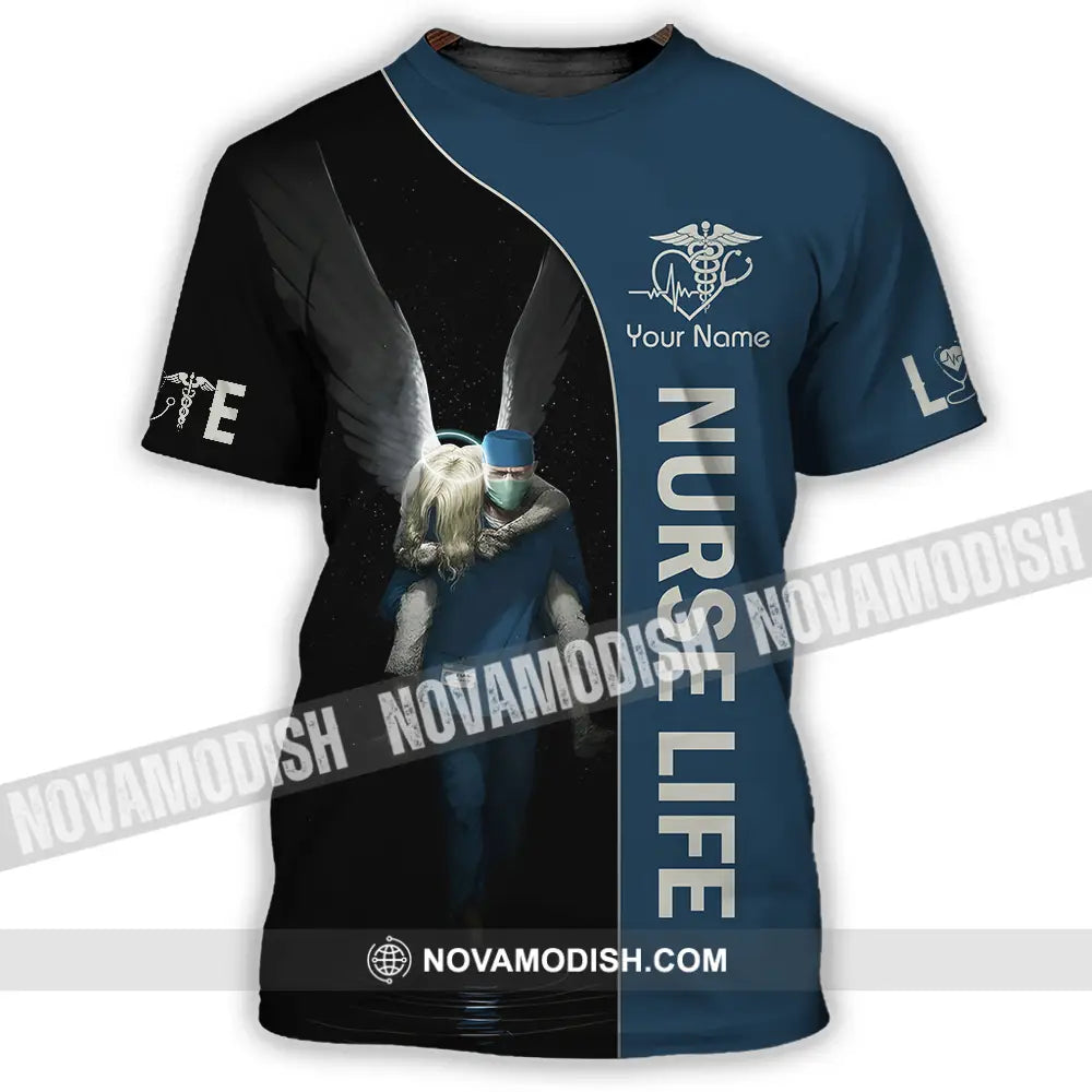 Unisex Shirt - Custom Text Shirt For Nurse Nurselife Nursing T-Shirt / S T-shirt